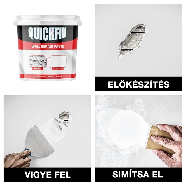 Pastă impermeabilă pentru pereți – QuickFix 300g.